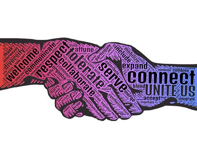 Hands connetcing